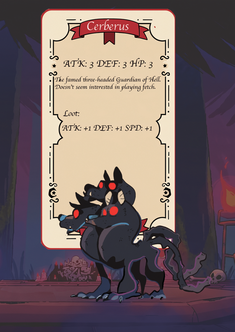 Cerberus bestiary page