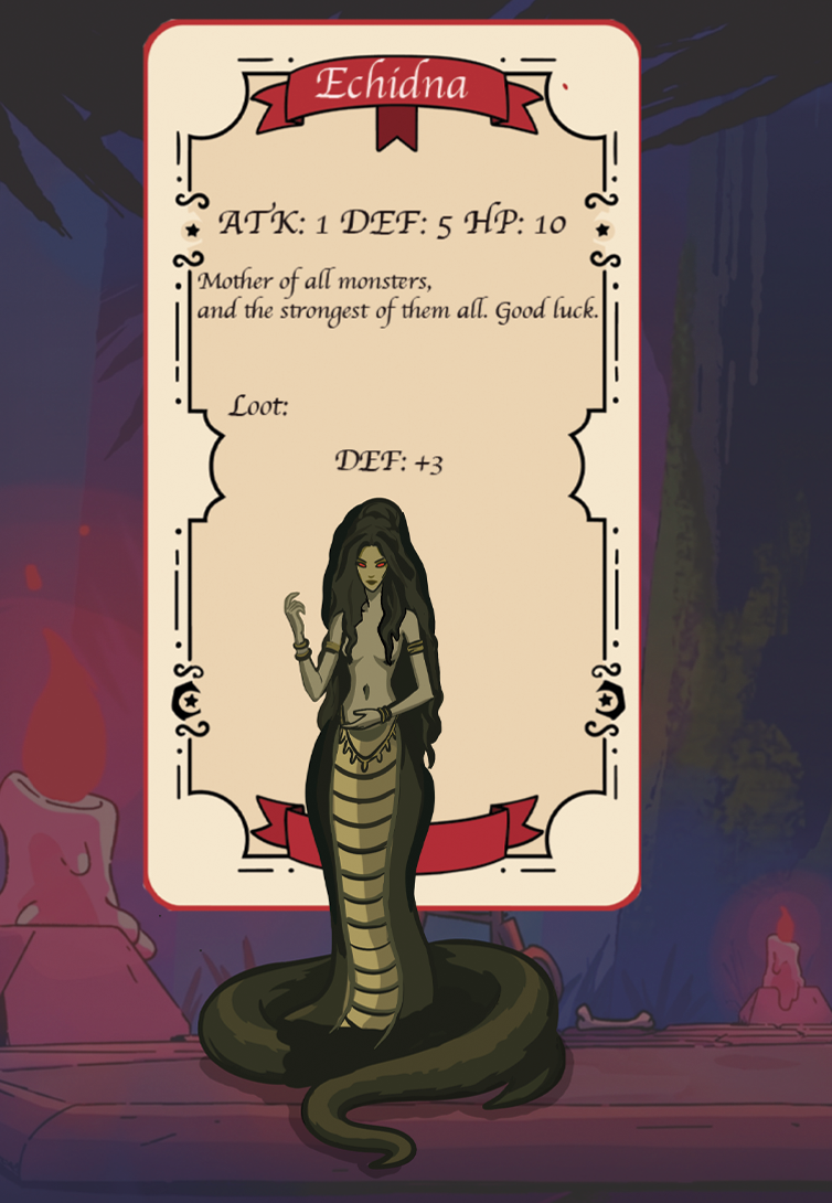 Echidna bestiary page