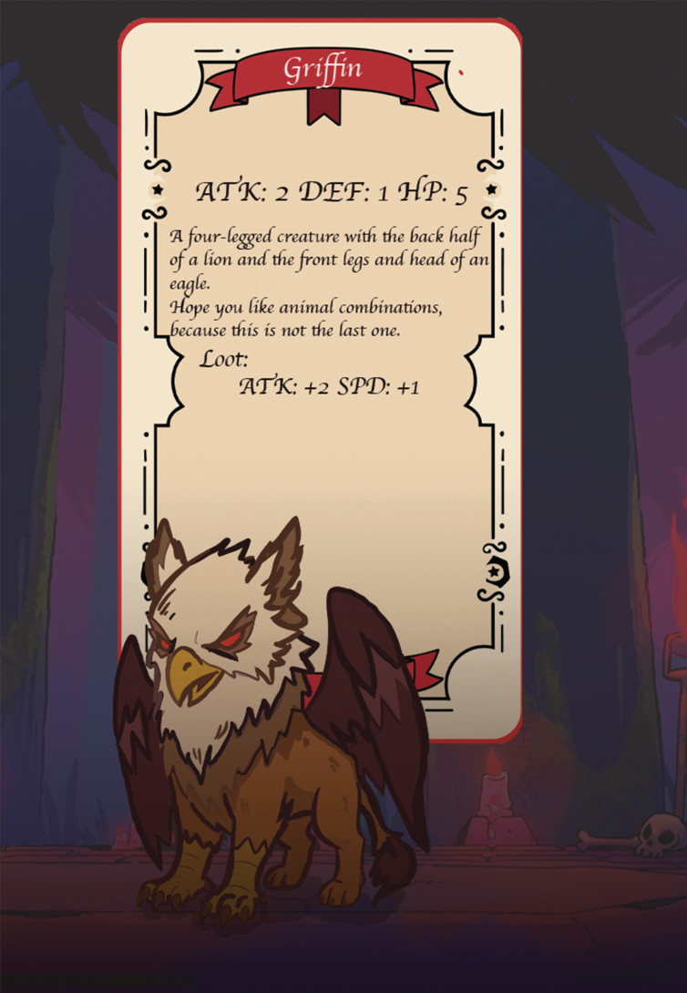 Griffin bestiary page