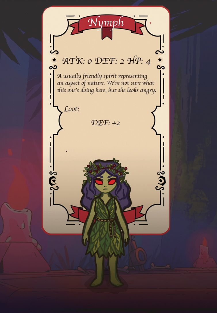 Nymph bestiary page