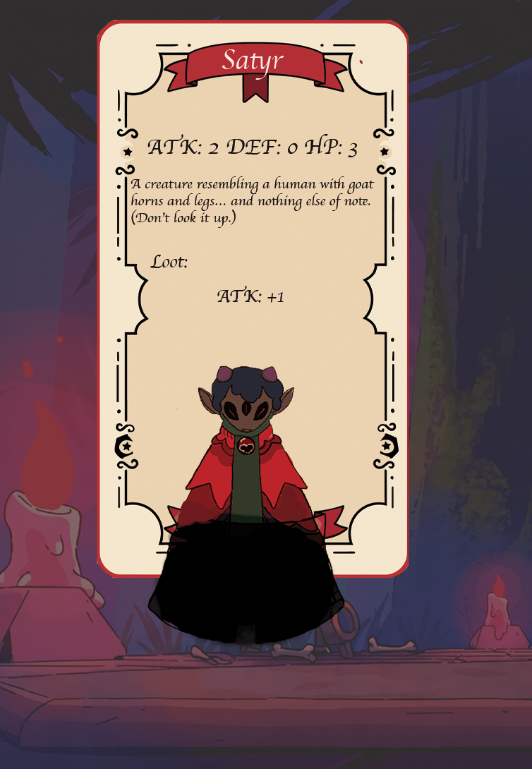 Satyr bestiary page